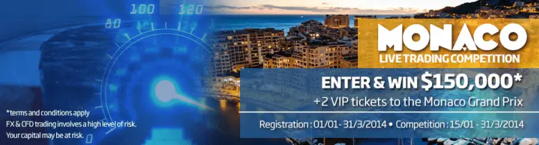 Live forex trading competition