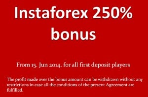 instaforex facebook bonus