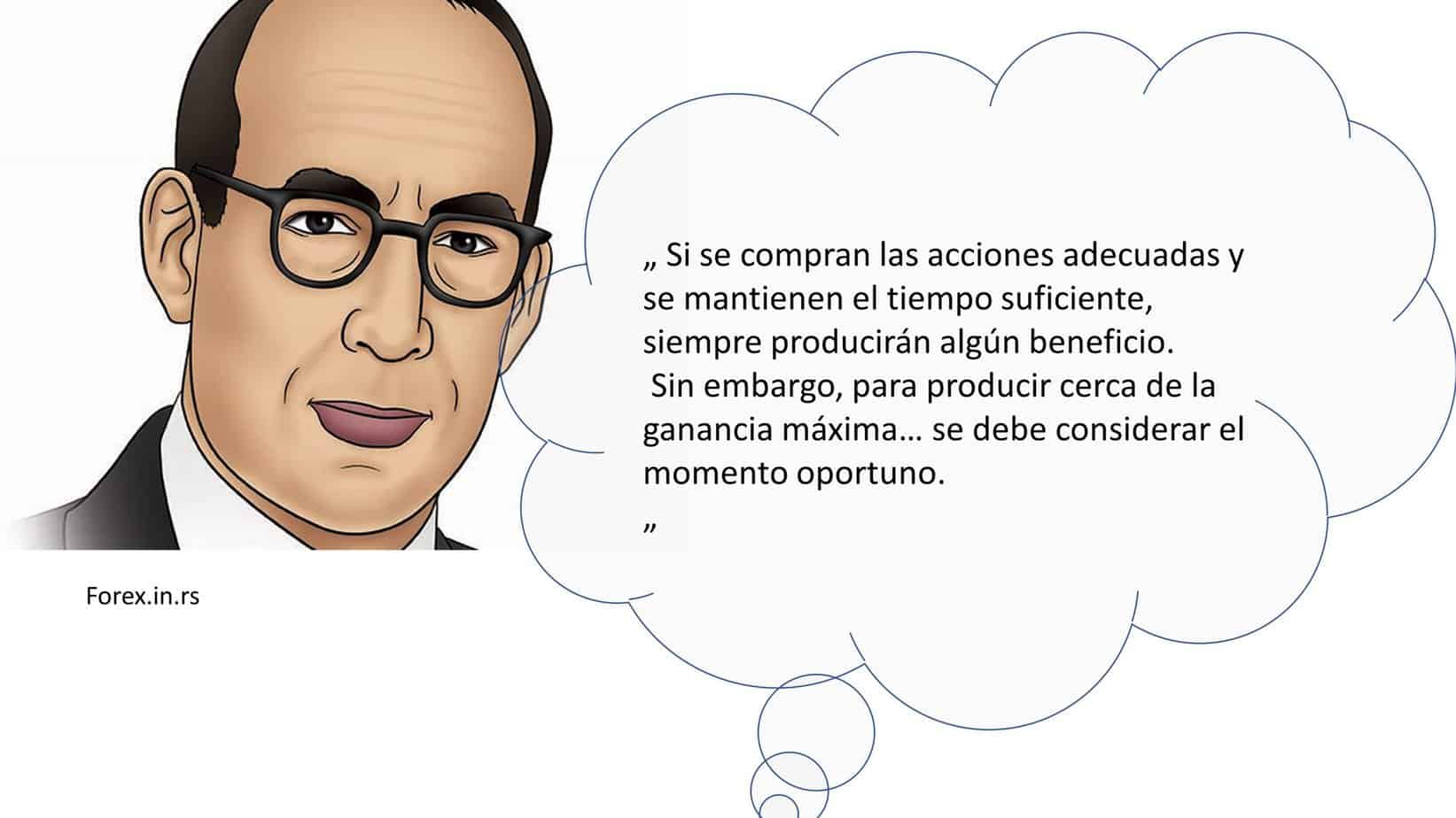 Philip Fisher Quote Si se compran las acciones 