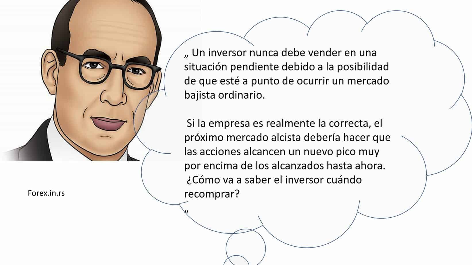 Philip Fisher Quote Un inversor nunca debe vender 