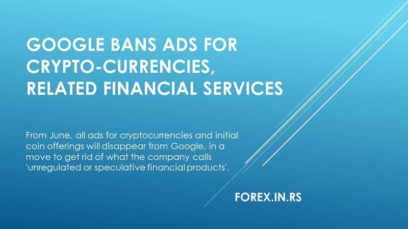 Google Bans Cryptocurrency Ads