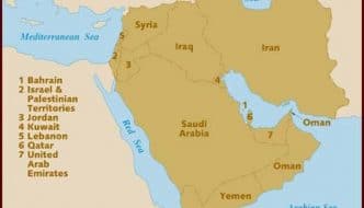 map middle east