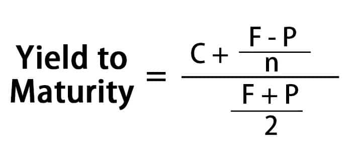 yield to maturity formula