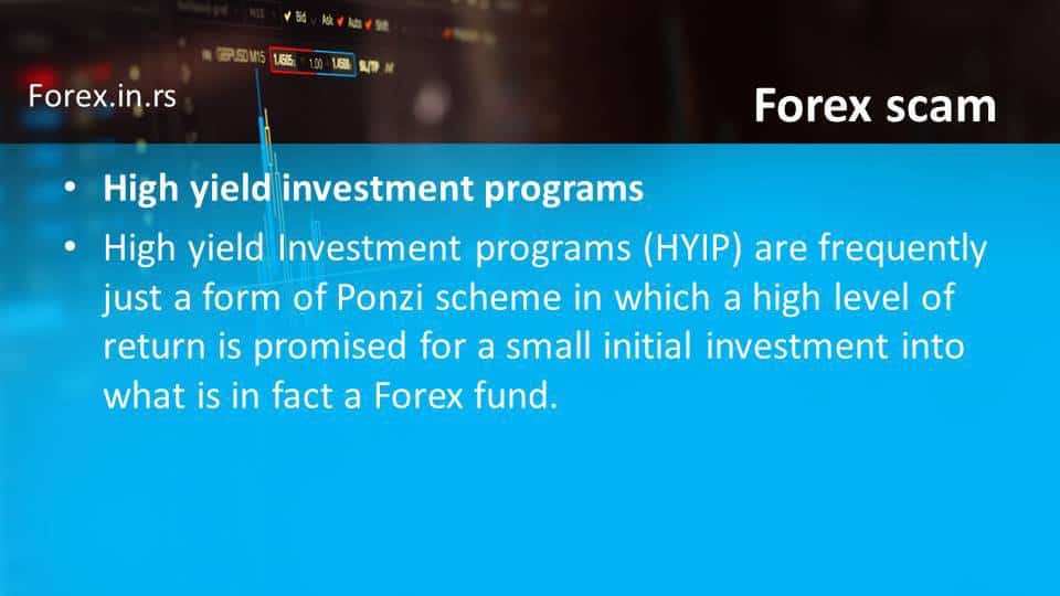 investment program scam