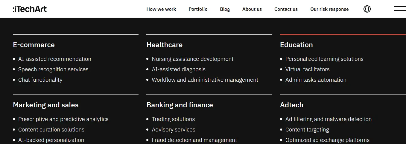 itechart example of industry agnostic company