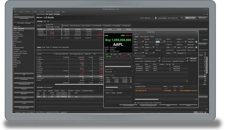 flex institutional trading platform