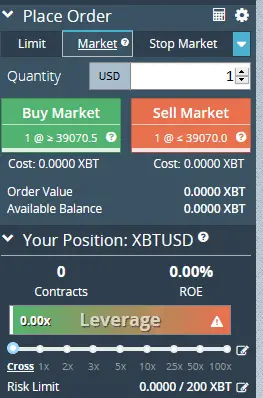 bitmex market order