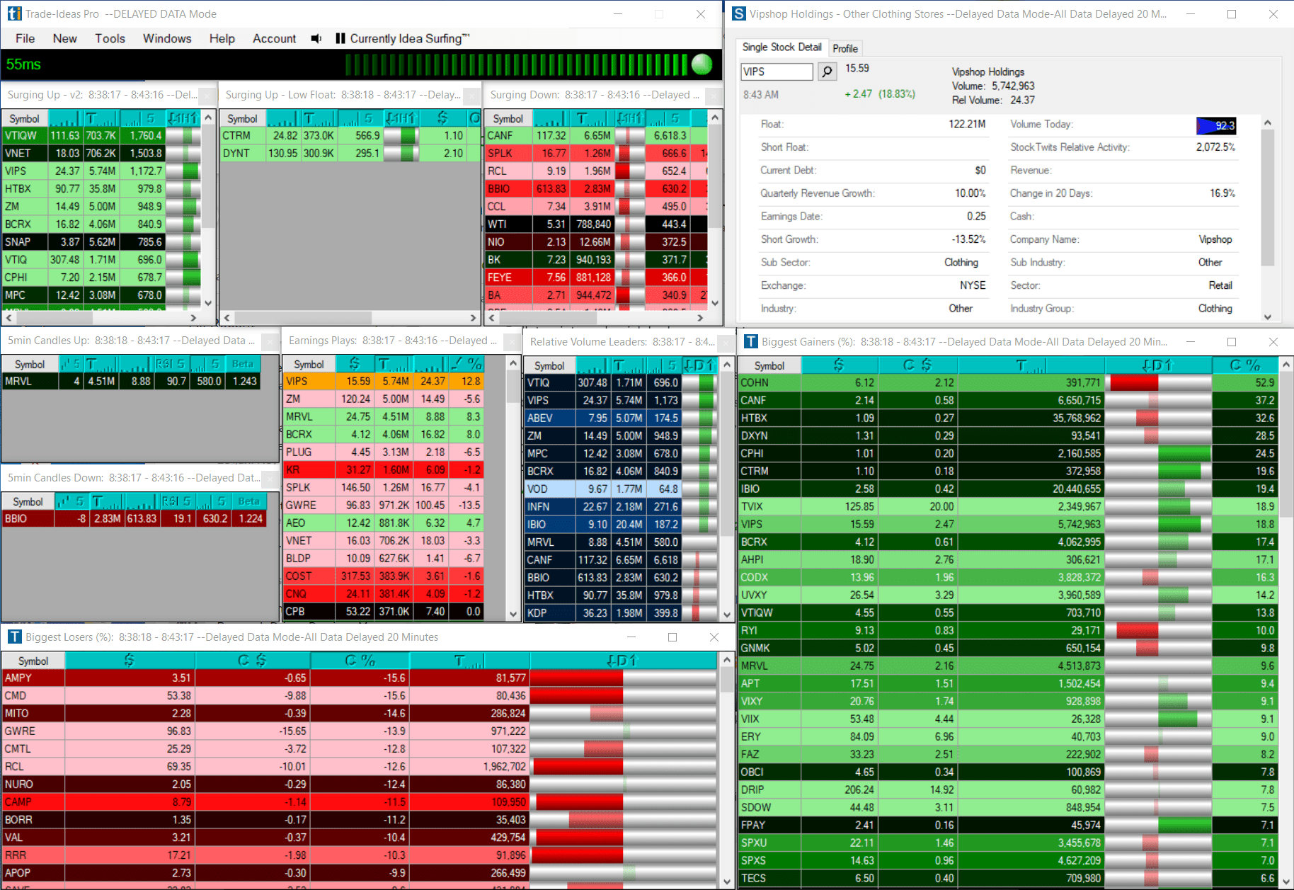 Trade-Ideas screener