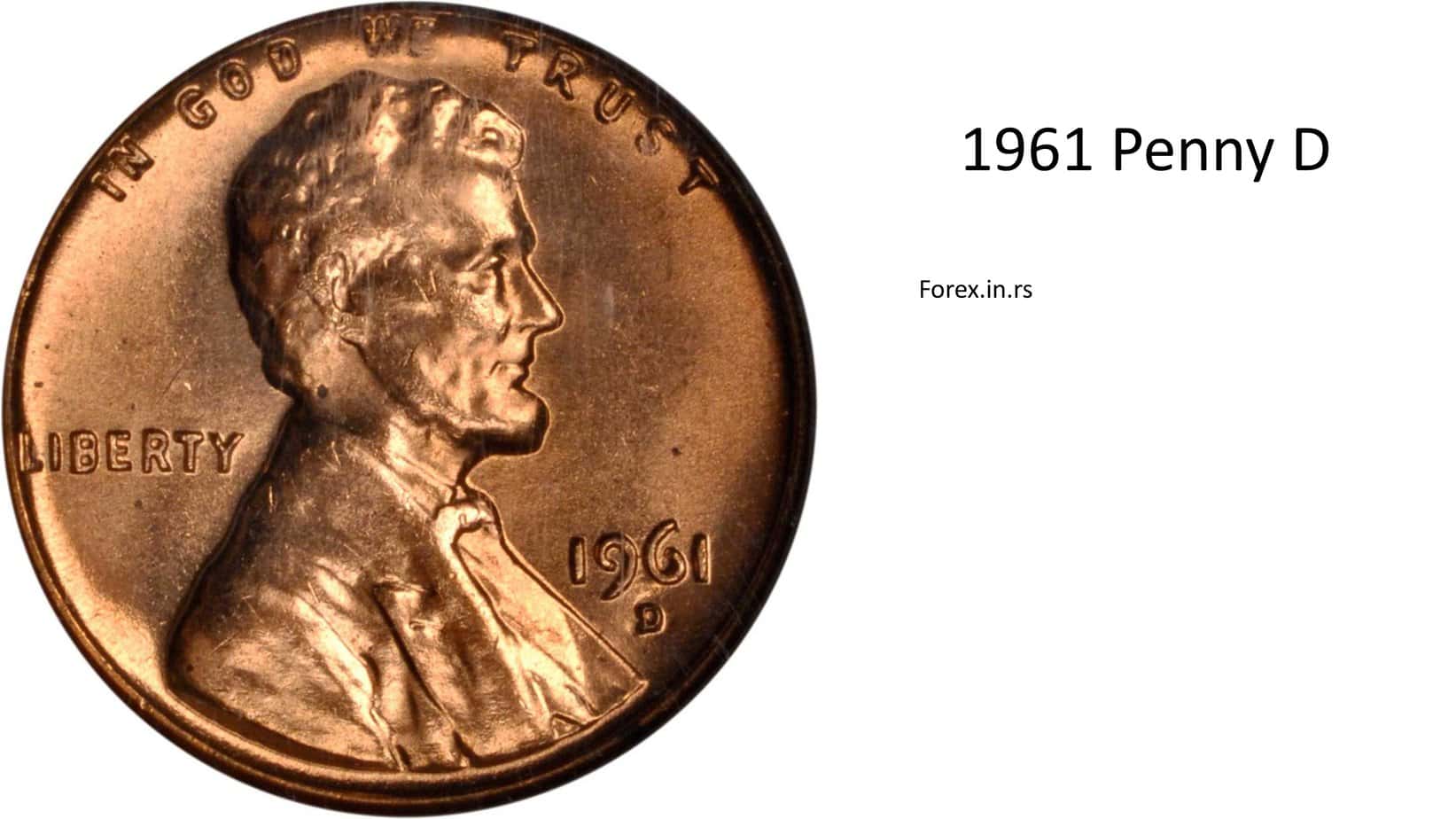 Penny 1961 D