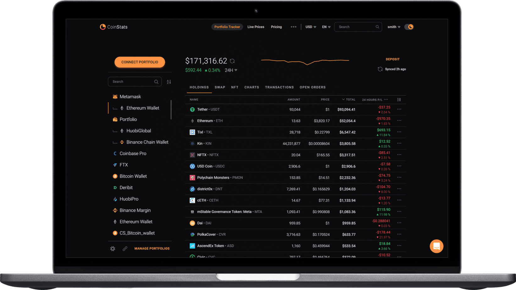 Coinstats portflio tracker
