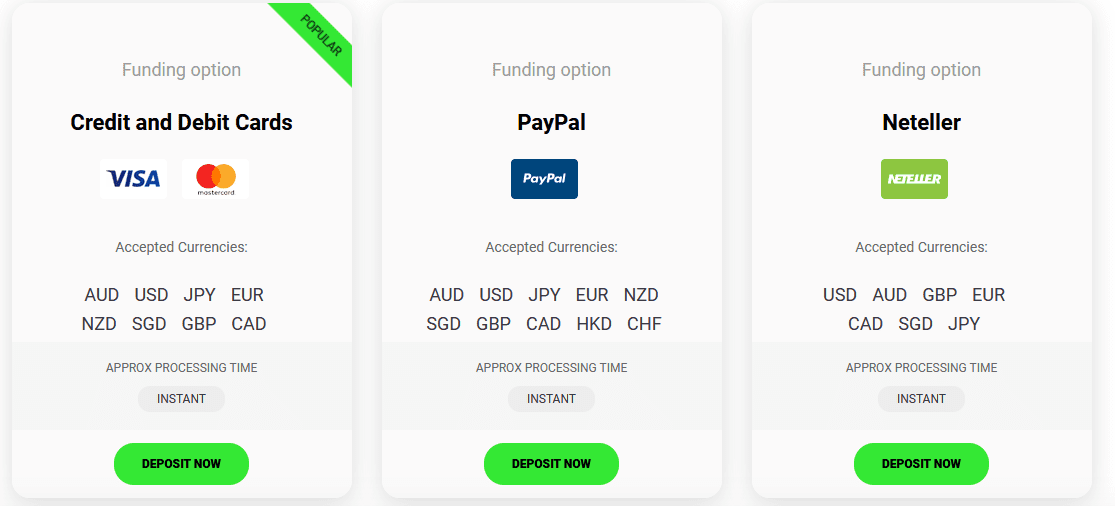 IC Markets and PayPal deposit and withdrawal option