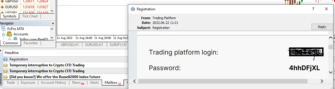 metatrader 4 login live account - login details