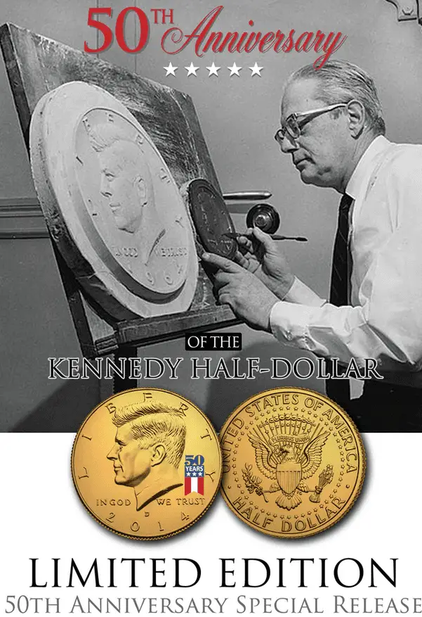 limited edition of Kennedy half dollar