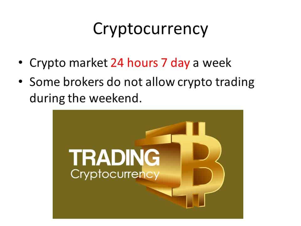 market closed for cryptos