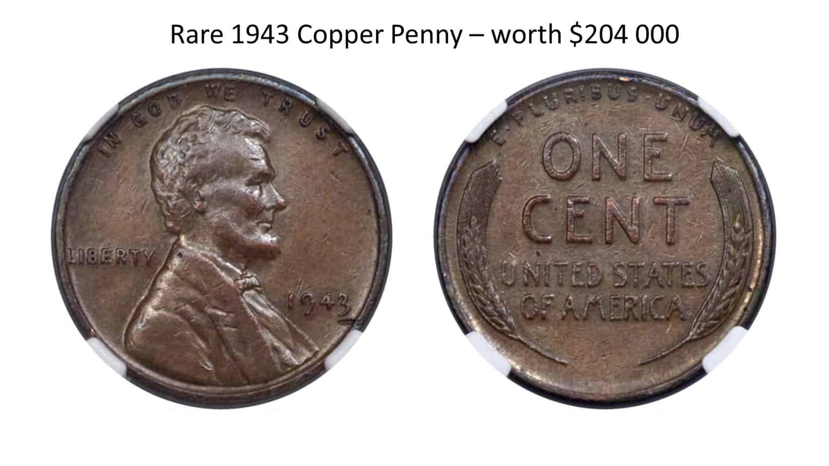 rare 1943 copper penny