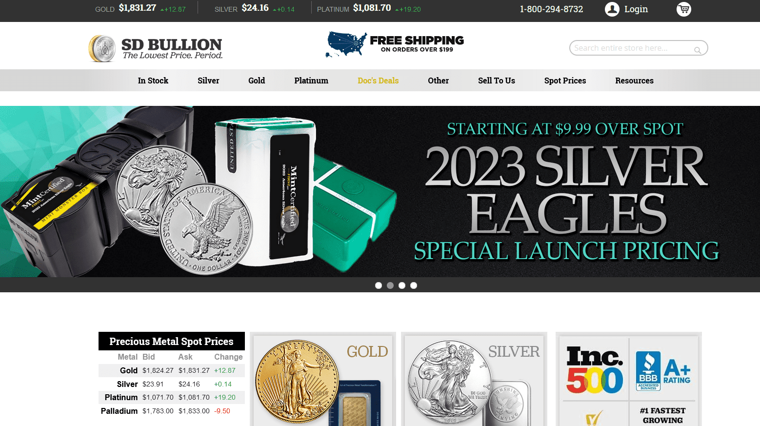 sd bullion