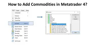 How to Add Commodities in Metatrader 4