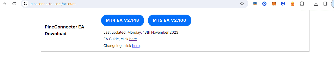 download ea pineconnector