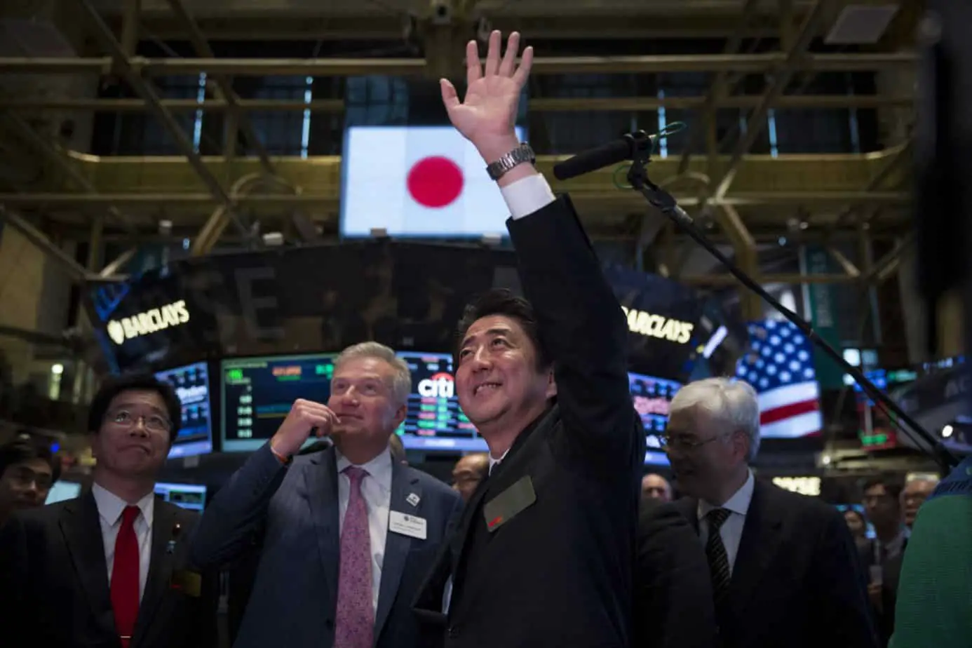 stocks market and Abe