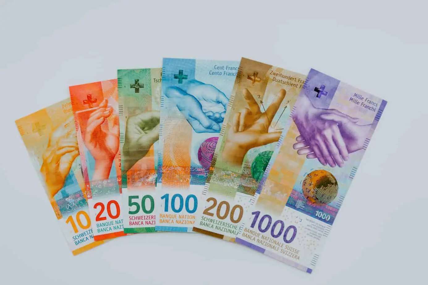 swiss franc bank notes