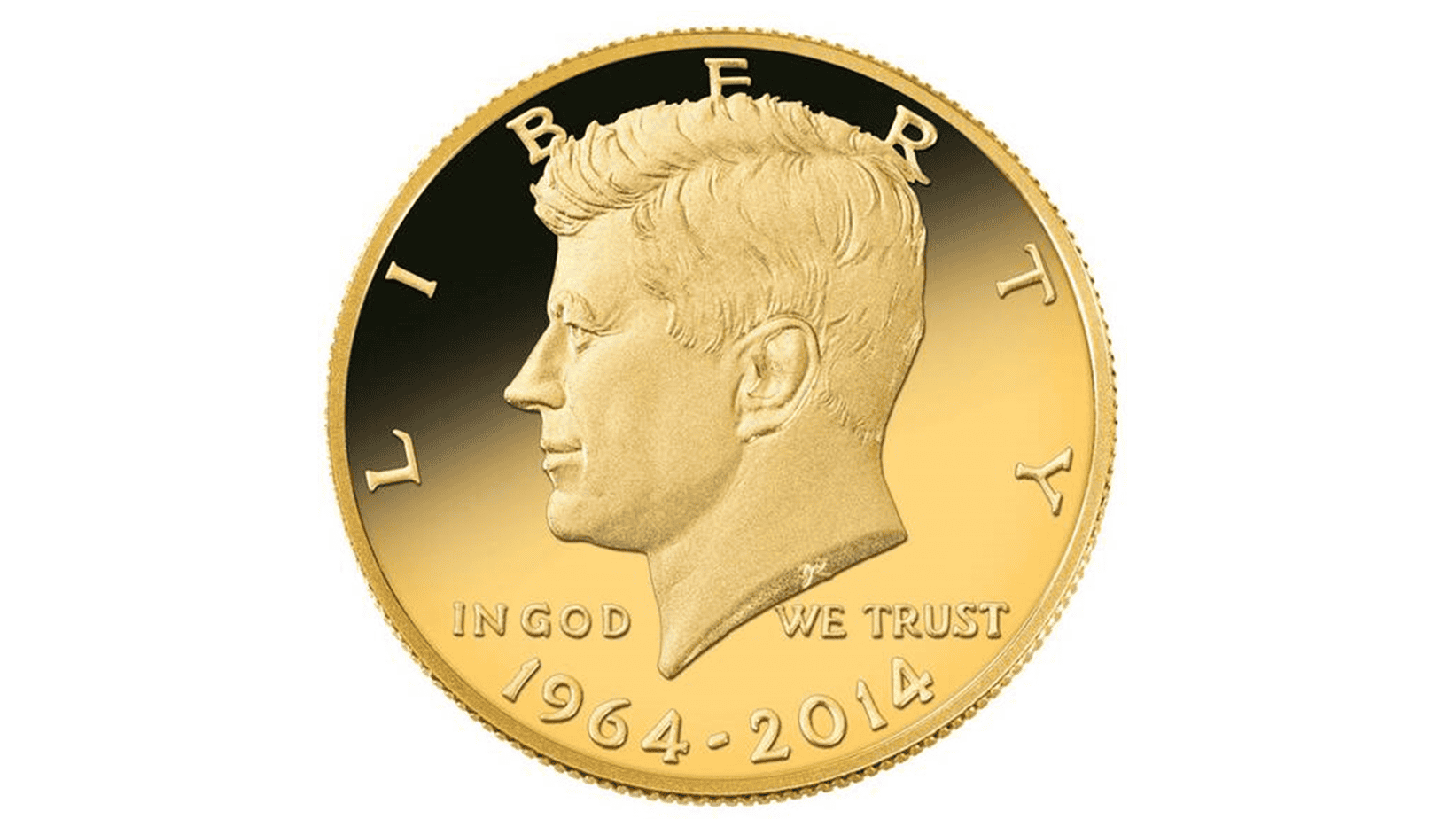 Kennedy gold half dollar 